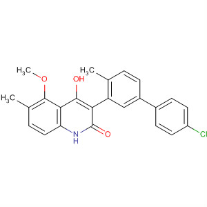 494859-31-3  2(1H)-Quinolinone,3-(4'-chloro-4-methyl[1,1'-biphenyl]-3-yl)-4-hydroxy-5-methoxy-6-methyl-