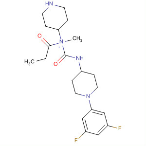 494860-52-5  4-Piperidinamine,N-[[[1-(3,5-difluorophenyl)-4-piperidinyl]amino]carbonyl]-N-methyl-1-(1-oxopropyl)-