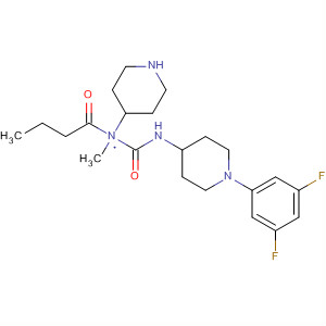 494860-53-6  4-Piperidinamine,N-[[[1-(3,5-difluorophenyl)-4-piperidinyl]amino]carbonyl]-N-methyl-1-(1-oxobutyl)-