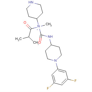 494860-54-7  4-Piperidinamine,N-[[[1-(3,5-difluorophenyl)-4-piperidinyl]amino]carbonyl]-N-methyl-1-(2-methyl-1-oxopropyl)-