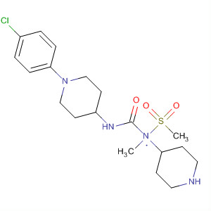 494860-73-0  4-Piperidinamine,N-[[[1-(4-chlorophenyl)-4-piperidinyl]amino]carbonyl]-N-methyl-1-(methylsulfonyl)-