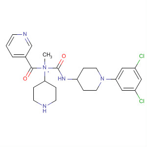 494860-89-8  4-Piperidinamine,N-[[[1-(3,5-dichlorophenyl)-4-piperidinyl]amino]carbonyl]-N-methyl-1-(3-pyridinylcarbonyl)-