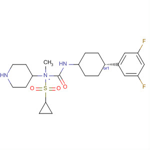 494861-26-6  4-Piperidinamine,1-(cyclopropylsulfonyl)-N-[[[trans-4-(3,5-difluorophenyl)cyclohexyl]amino]carbonyl]-N-methyl-