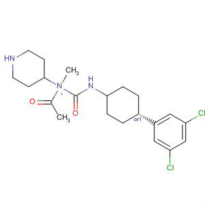 494861-27-7  4-Piperidinamine,1-acetyl-N-[[[trans-4-(3,5-dichlorophenyl)cyclohexyl]amino]carbonyl]-N-methyl-