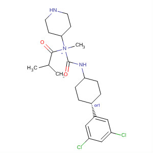 494861-31-3  4-Piperidinamine,N-[[[trans-4-(3,5-dichlorophenyl)cyclohexyl]amino]carbonyl]-N-methyl-1-(2-methyl-1-oxopropyl)-