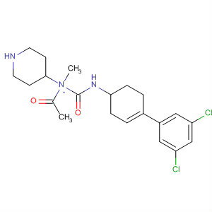494861-45-9  4-Piperidinamine,1-acetyl-N-[[[4-(3,5-dichlorophenyl)-3-cyclohexen-1-yl]amino]carbonyl]-N-methyl-