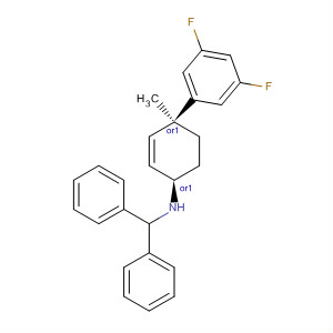 494862-32-7  Benzenemethanamine,N-[(1R,4S)-4-(3,5-difluorophenyl)-4-methyl-2-cyclohexen-1-yl]-a-phenyl-, rel-