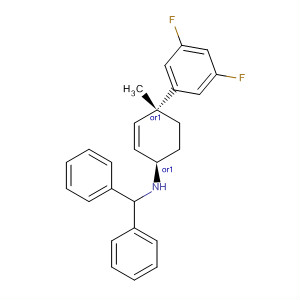 494862-33-8  Бенземетанамин,N-[(1R,4R)-4-(3,5-дифторфенил)-4-метил-2-циклогексен-1-ил]-а-фенил-, рел-