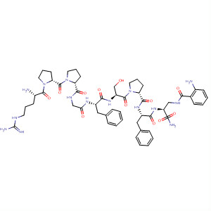 494871-21-5  L-Alaninamide,L-arginyl-L-prolyl-L-prolylglycyl-L-phenylalanyl-L-seryl-L-prolyl-L-phenylalanyl-3-[(2-aminobenzoyl)amino]-
