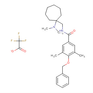 495077-36-6  Benzamide,N-[[1-(dimethylamino)cycloheptyl]methyl]-3,5-dimethyl-4-(phenylmethoxy)-, mono(trifluoroacetate)