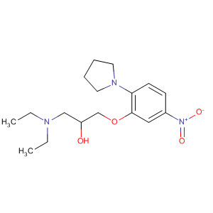 4953-36-0  2-Propanol, 1-(diethylamino)-3-[5-nitro-2-(1-pyrrolidinyl)phenoxy]-