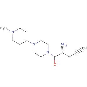 495377-58-7  Piperazine,1-[(2R)-2-amino-1-oxo-4-pentynyl]-4-(1-methyl-4-piperidinyl)-