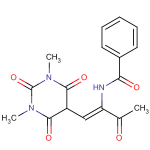 495383-69-2  Benzamide,N-[(1Z)-1-[(hexahydro-1,3-dimethyl-2,4,6-trioxo-5-pyrimidinyl)methylene]-2-oxopropyl]-