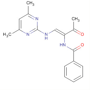 495383-94-3  Benzamide,N-[(1Z)-1-[[(4,6-dimethyl-2-pyrimidinyl)amino]methylene]-2-oxopropyl]-