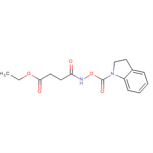 495384-10-6  Butanoic acid,4-[[[(2,3-dihydro-1H-indol-1-yl)carbonyl]oxy]amino]-4-oxo-, ethyl ester