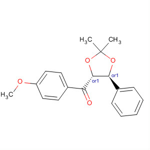 495387-87-6  Methanone,[(4R,5S)-2,2-dimethyl-5-phenyl-1,3-dioxolan-4-yl](4-methoxyphenyl)-,rel-