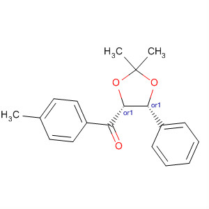 495387-88-7  Methanone,[(4R,5R)-2,2-dimethyl-5-phenyl-1,3-dioxolan-4-yl](4-methylphenyl)-, rel-