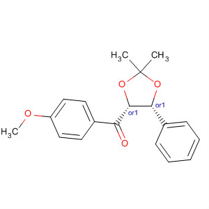 495387-89-8  Methanone,[(4R,5R)-2,2-dimethyl-5-phenyl-1,3-dioxolan-4-yl](4-methoxyphenyl)-,rel-