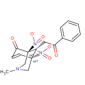 495397-28-9  3-Azabicyclo[3.3.1]non-7-en-6-one,3-methyl-1,5-dinitro-9-(2-oxo-2-phenylethyl)-, (1R,5S,9R)-rel-