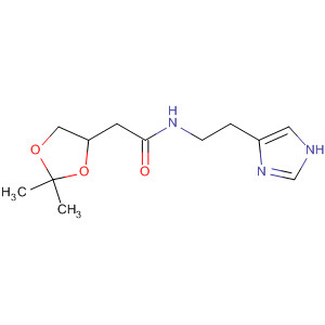 495399-45-6  1,3-Dioxolane-4-acetamide, N-[2-(1H-imidazol-4-yl)ethyl]-2,2-dimethyl-