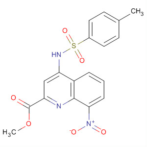 495408-53-2  2-Quinolinecarboxylic acid, 4-[[(4-methylphenyl)sulfonyl]amino]-8-nitro-,methyl ester