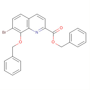 495409-84-2  2-Quinolinecarboxylic acid, 7-bromo-8-(phenylmethoxy)-, phenylmethylester