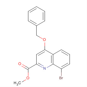 495409-86-4  2-Quinolinecarboxylic acid, 8-bromo-4-(phenylmethoxy)-, methyl ester