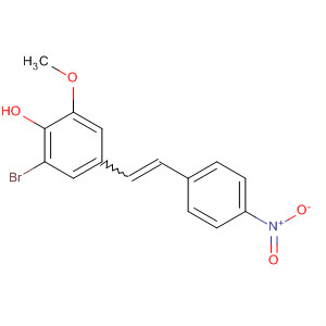 495411-13-7  Phenol, 2-bromo-6-methoxy-4-[2-(4-nitrophenyl)ethenyl]-