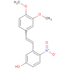 495411-39-7  Phenol, 3-[2-(3,4-dimethoxyphenyl)ethenyl]-4-nitro-