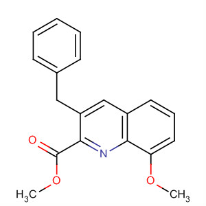 495411-68-2  2-Quinolinecarboxylic acid, 8-methoxy-3-(phenylmethyl)-, methyl ester