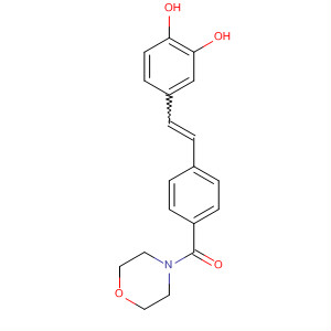 495411-93-3  Morpholine, 4-[4-[2-(3,4-dihydroxyphenyl)ethenyl]benzoyl]-