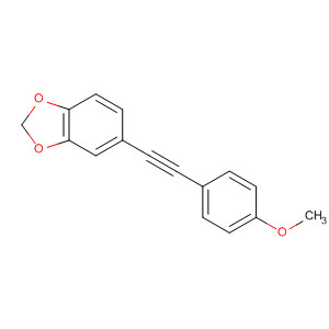 495413-04-2  1,3-Benzodioxole, 5-[(4-methoxyphenyl)ethynyl]-