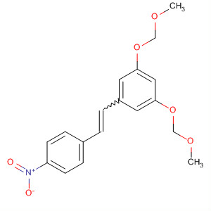 495413-09-7  Benzene, 1,3-bis(methoxymethoxy)-5-[2-(4-nitrophenyl)ethenyl]-