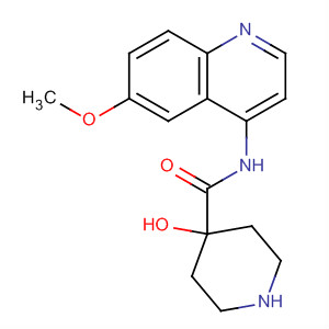 495415-98-0  4-Piperidinecarboxamide, 4-hydroxy-N-(6-methoxy-4-quinolinyl)-