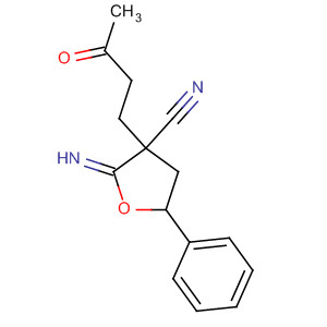 486430-09-5  3-Furancarbonitrile, tetrahydro-2-imino-3-(3-oxobutyl)-5-phenyl-