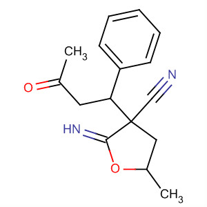 486430-12-0  3-Furancarbonitrile,tetrahydro-2-imino-5-methyl-3-(3-oxo-1-phenylbutyl)-