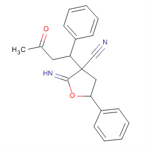 486430-13-1  3-Furancarbonitrile,tetrahydro-2-imino-3-(3-oxo-1-phenylbutyl)-5-phenyl-