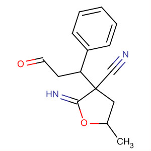 486430-16-4  3-Furancarbonitrile,tetrahydro-2-imino-5-methyl-3-(3-oxo-1-phenylpropyl)-