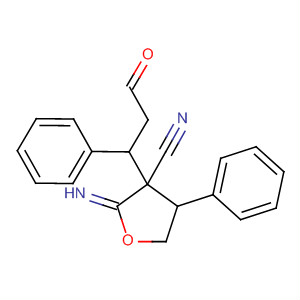 486430-18-6  3-Furancarbonitrile,tetrahydro-2-imino-3-(3-oxo-1-phenylpropyl)-4-phenyl-