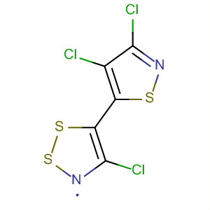 486438-34-0  3H-1,2,3-Dithiazol-3-yl, 4-chloro-5-(3,4-dichloro-5-isothiazolyl)-
