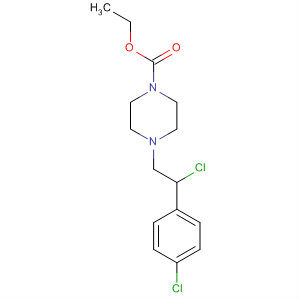 486439-09-2  1-Piperazinecarboxylic acid, 4-[2-chloro-2-(4-chlorophenyl)ethyl]-, ethylester