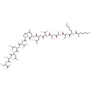 486439-47-8  L-Cysteine,L-lysyl-L-lysyl-L-cysteinyl-L-alanyl-L-alanyl-L-valyl-L-leucyl-L-leucyl-L-prolyl-L-valyl-L-leucyl-L-leucyl-L-alanyl-