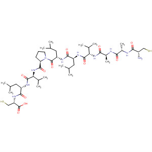 486439-49-0  L-Cysteine,L-cysteinyl-L-alanyl-L-alanyl-L-valyl-L-leucyl-L-leucyl-L-prolyl-L-valyl-L-leucyl-