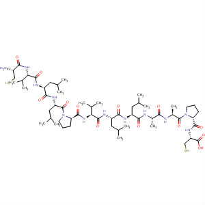 486439-51-4  L-Cysteine,L-cysteinyl-L-valyl-L-leucyl-L-leucyl-L-prolyl-L-valyl-L-leucyl-L-leucyl-L-alanyl-L-alanyl-L-prolyl-