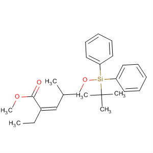 486444-39-7  2-Pentenoic acid,5-[[(1,1-dimethylethyl)diphenylsilyl]oxy]-2-ethyl-4-methyl-, methyl ester,(2Z,4S)-