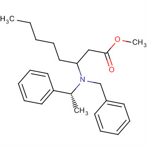 486449-97-2  Octanoic acid, 3-[[(1R)-1-phenylethyl](phenylmethyl)amino]-, methylester, (3R)-