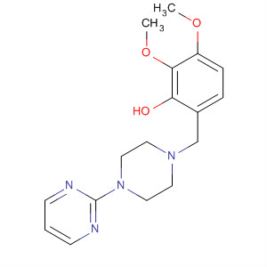 486450-14-0  Phenol, 2,3-dimethoxy-6-[[4-(2-pyrimidinyl)-1-piperazinyl]methyl]-