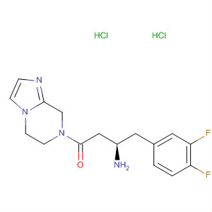 486459-68-1  Imidazo[1,2-a]pyrazine,7-[(3R)-3-amino-4-(3,4-difluorophenyl)-1-oxobutyl]-5,6,7,8-tetrahydro-,dihydrochloride