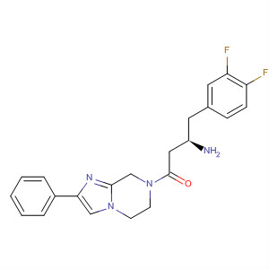 486459-77-2  Imidazo[1,2-a]pyrazine,7-[(3R)-3-amino-4-(3,4-difluorophenyl)-1-oxobutyl]-5,6,7,8-tetrahydro-2-phenyl-
