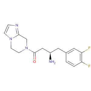 486460-30-4  Imidazo[1,2-a]pyrazine,7-[(3R)-3-amino-4-(3,4-difluorophenyl)-1-oxobutyl]-5,6,7,8-tetrahydro-